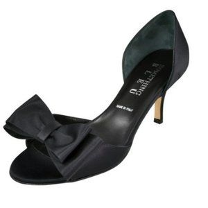 Something Bleu Cinnamon Black Heels
